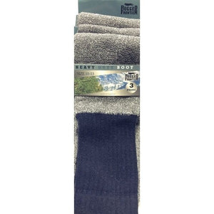 Rugged Frontier Heavy Duty Thermal Boot Socks - Size 10-13 (3 Pair) Select Color - DollarFanatic.com