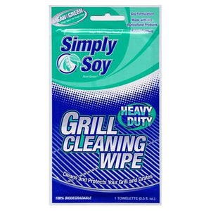 Simply Soy Pure Green Heavy Duty Grill Cleaning Wipe (1 Pack) - DollarFanatic.com