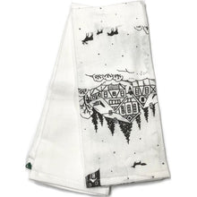 Ski Lodge... Cotton Kitchen Dish Towels - 15" x 25" (2 Count) Black & White Print Designs - DollarFanatic.com