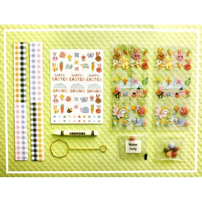 Spritz Complete Egg Decorating Kit (18-Piece Kit) Includes Stickers and Food-Safe Dye Tablets - DollarFanatic.com