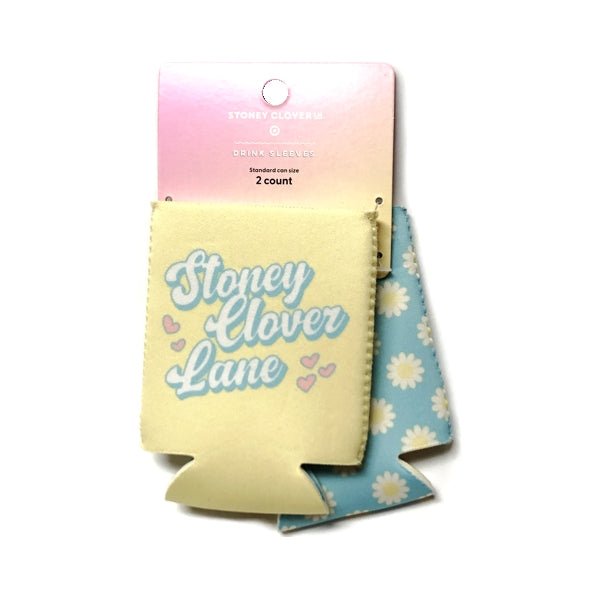 Stoney Clover Lane Beverage Sleeves Holders - Daisy (Yellow & Blue) - DollarFanatic.com