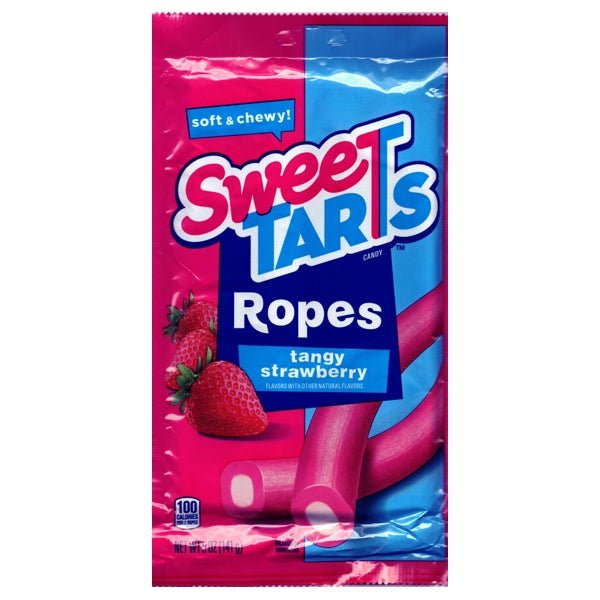SweeTarts Candy Soft and Chewy Ropes - Tangy Strawberry (Net Wt. 5 oz.) - DollarFanatic.com