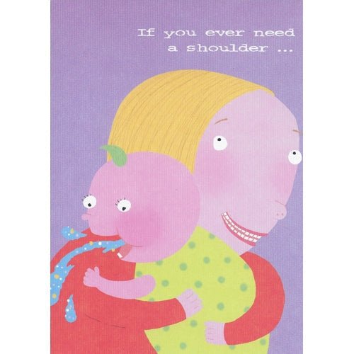 Sympathy Greeting Card with Envelope (If you ever need a shoulder ...) - DollarFanatic.com