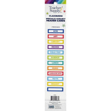 Teacher Supply Co. Classroom Specials & Subjects Header Cards (12 Pack) - DollarFanatic.com
