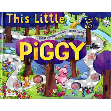 This Little Piggy (Hardcover Board Book) Countdown Numbers Book - DollarFanatic.com