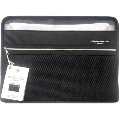 U Brands 13-Pocket Poly Expandable File Zipper Folder with Mesh Pocket - Performance Series (14