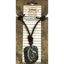 Urban Naturals Metal & Nature Stone Monogram Letter Necklace (Select Letter) - DollarFanatic.com