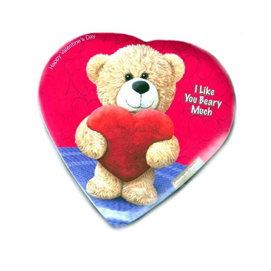 Valentine's Chocolates Heart Gift Box (Net Wt. 2 oz.) Select Design - DollarFanatic.com