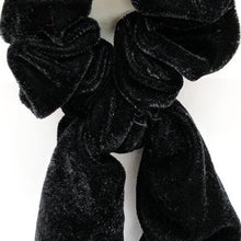 Wild Fable Long Velvet Tail Twister Scrunchie - Black (1 Pack) - DollarFanatic.com
