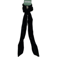 Wild Fable Long Velvet Tail Twister Scrunchie - Black (1 Pack) - DollarFanatic.com