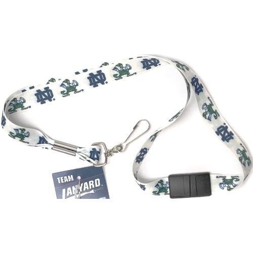 WinCraft Notre Dame Fighting Irish White Lanyard (3/4