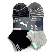 Women's Sport Style Low Cut Ankle Socks - Assorted Color Stripes (6 Pack) Shoe Size 5-10 - DollarFanatic.com