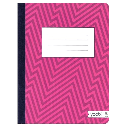 Yoobi College Ruled Composition Notebook (100 Sheets) - DollarFanatic.com